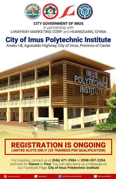Imus Polytechnic (@ImusPolytechnic) .